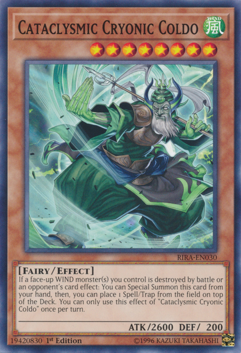 Cataclysmic Cryonic Coldo [RIRA-EN030] Common Yu-Gi-Oh!