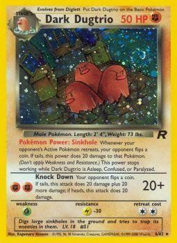 Dark Dugtrio (6/82) [Team Rocket Unlimited] Pokémon