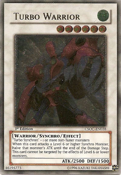Turbo Warrior (UTR) [CSOC-EN038] Ultimate Rare Yu-Gi-Oh!
