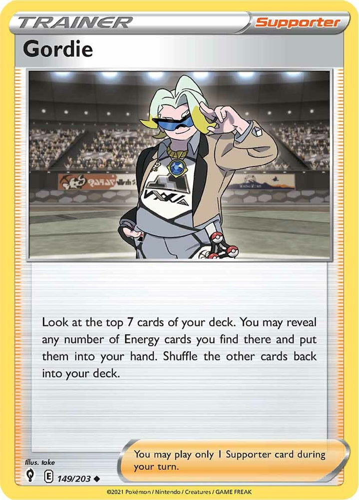 Gordie (149/203) [Sword & Shield: Evolving Skies] Pokémon