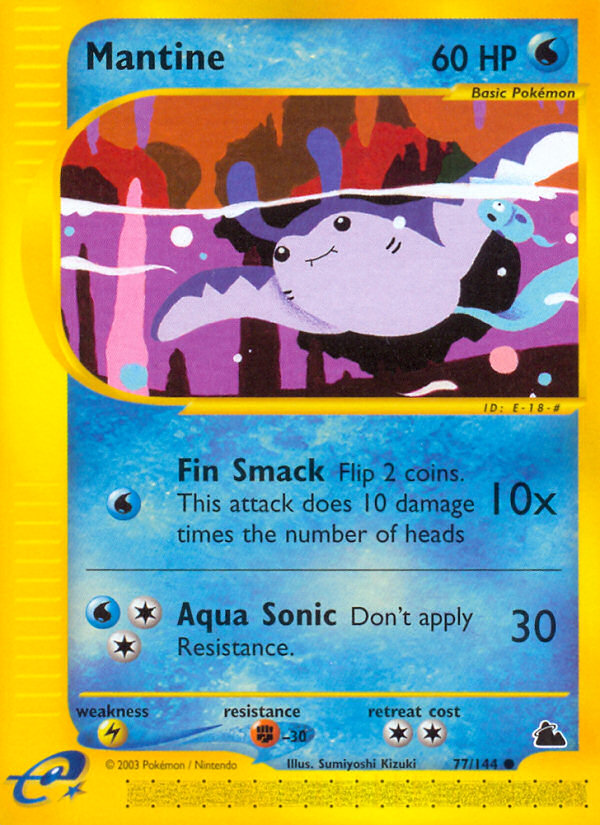 Mantine (77/144) [Skyridge] Pokémon