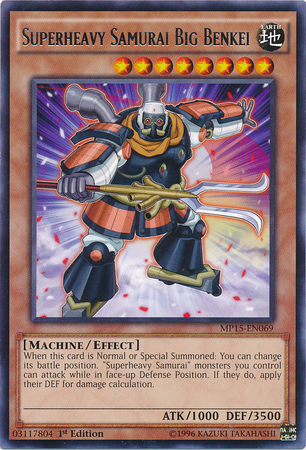 Superheavy Samurai Big Benkei [MP15-EN069] Rare Yu-Gi-Oh!
