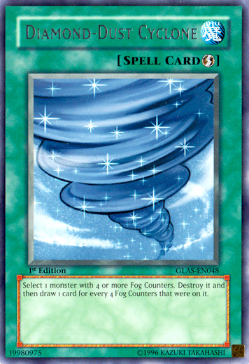 Diamond-Dust Cyclone [GLAS-EN048] Rare Yu-Gi-Oh!