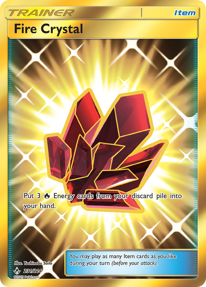 Fire Crystal (231/214) [Sun & Moon: Unbroken Bonds] Pokémon