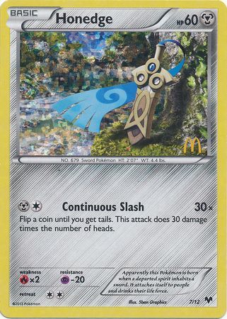 Honedge (7/12) [McDonald's Promos: 2014 Collection] Pokémon