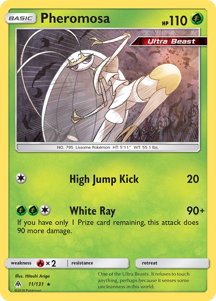 Pheromosa (11/131) [Sun & Moon: Forbidden Light] Pokémon