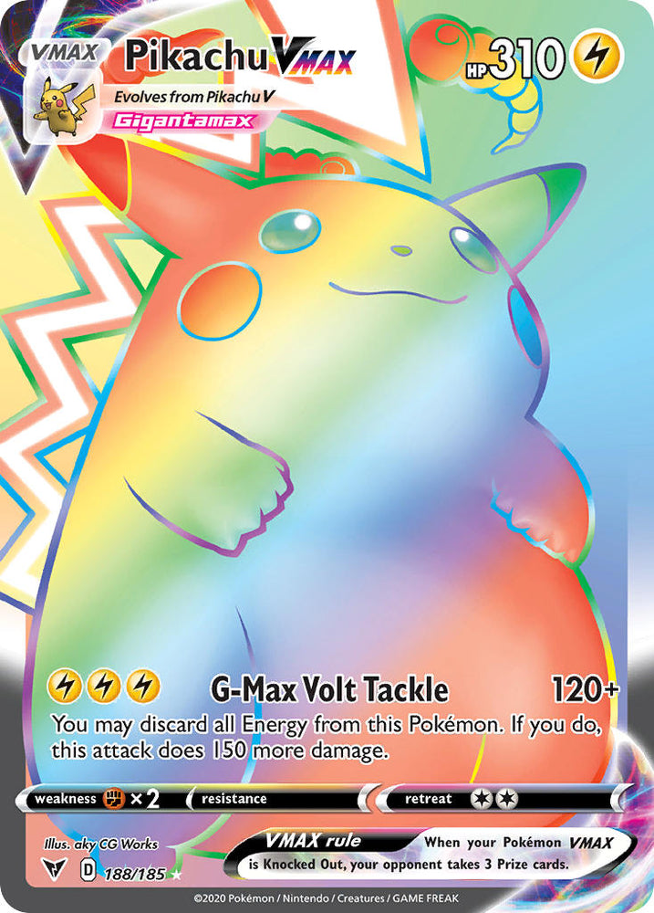 Pikachu VMAX (188/185) [Sword & Shield: Vivid Voltage] Pokémon