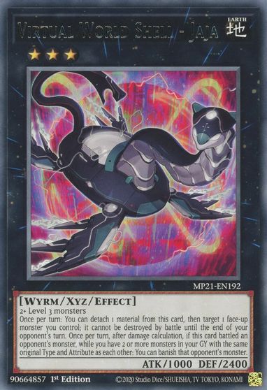 Virtual World Shell - Jaja [MP21-EN192] Rare Yu-Gi-Oh!