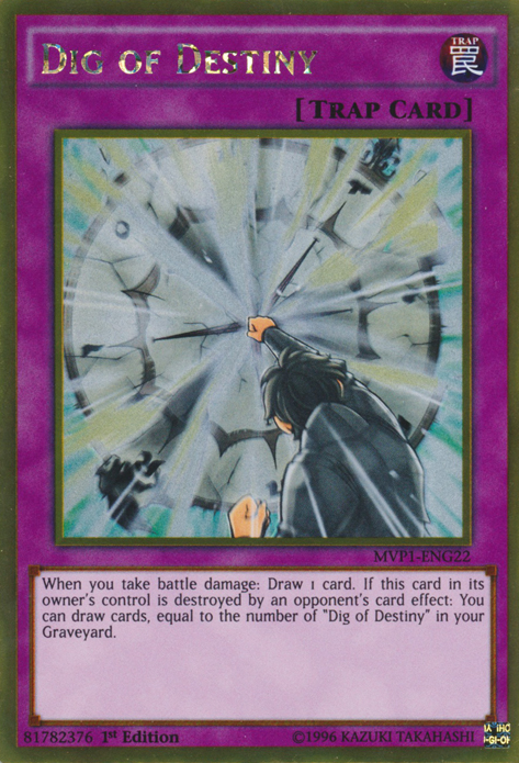 Dig of Destiny [MVP1-ENG22] Gold Rare Yu-Gi-Oh!