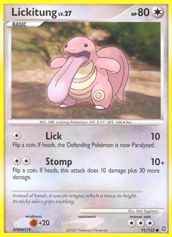 Lickitung (91/132) [Diamond & Pearl: Secret Wonders] Pokémon