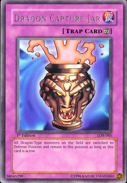 Dragon Capture Jar [LOB-045] Rare Yu-Gi-Oh!