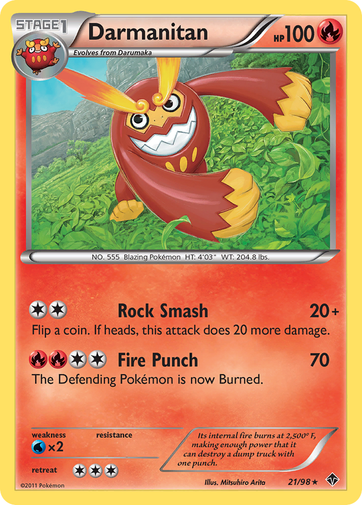 Darmanitan (21/98) [Black & White: Emerging Powers] Pokémon