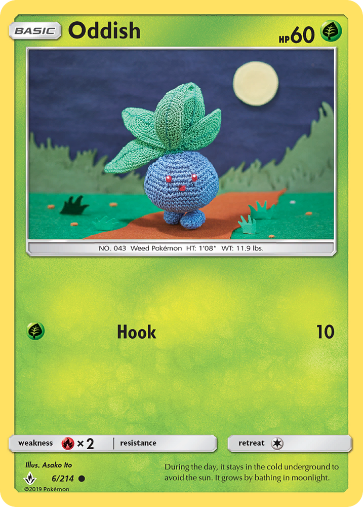 Oddish (6/214) [Sun & Moon: Unbroken Bonds] Pokémon