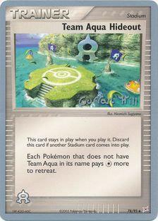 Team Aqua Hideout (78/95) (Bright Aura - Curran Hill's) [World Championships 2005] Pokémon