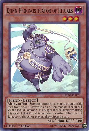 Djinn Prognosticator of Rituals [THSF-EN039] Super Rare Yu-Gi-Oh!