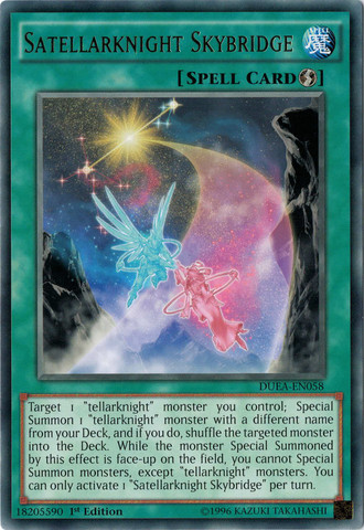 Satellarknight Skybridge [DUEA-EN058] Rare Yu-Gi-Oh!