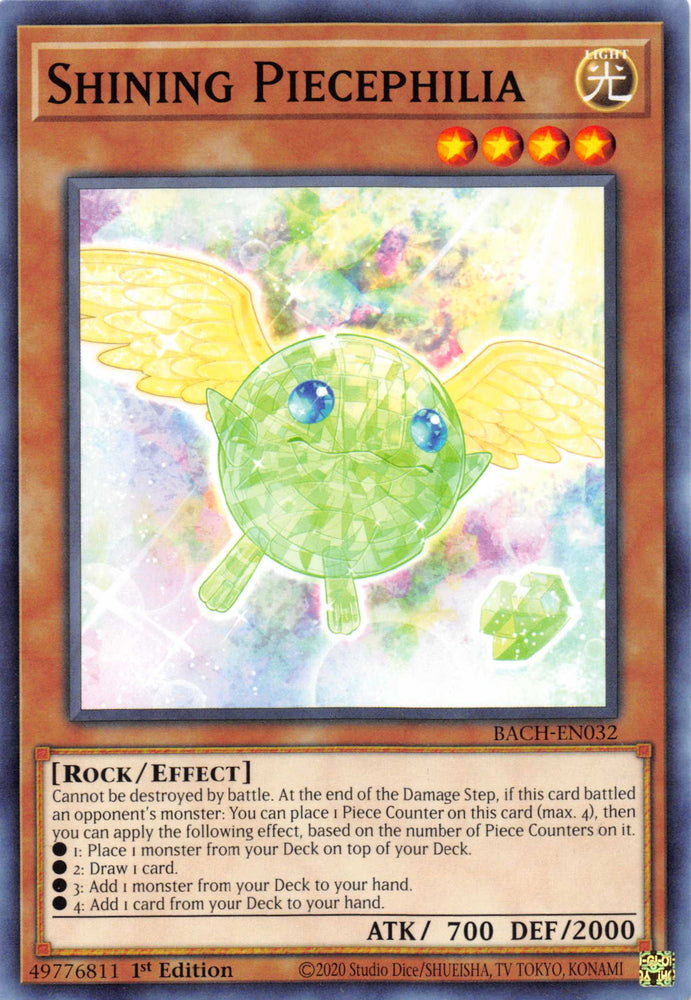 Shining Piecephilia [BACH-EN032] Common Yu-Gi-Oh!