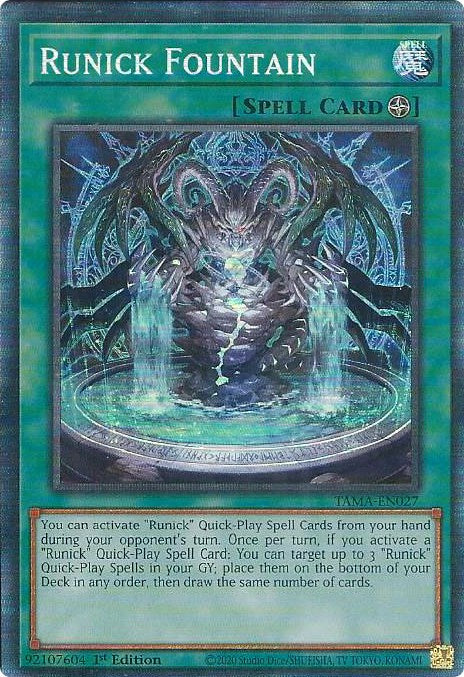 Runick Fountain [TAMA-EN027] Collector's Rare Yu-Gi-Oh!