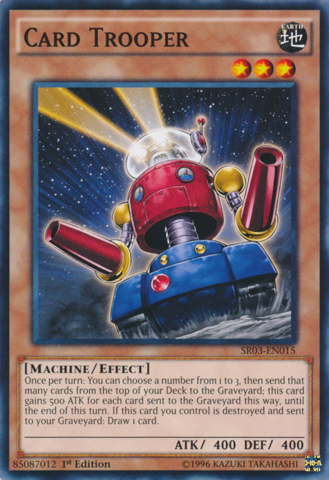 Card Trooper [SR03-EN015] Common Yu-Gi-Oh!