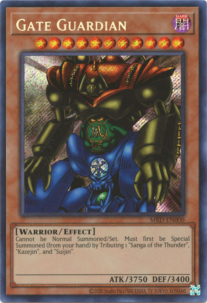 Gate Guardian (25th Anniversary) [MRD-EN000] Secret Rare Yu-Gi-Oh!