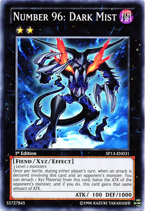 Number 96: Dark Mist [SP13-EN031] Common Yu-Gi-Oh!