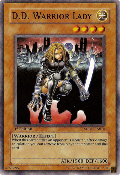 D.D. Warrior Lady [SDDE-EN010] Common Yu-Gi-Oh!