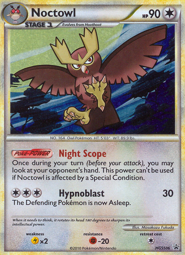 Noctowl (HGSS06) [HeartGold & SoulSilver: Black Star Promos] Pokémon