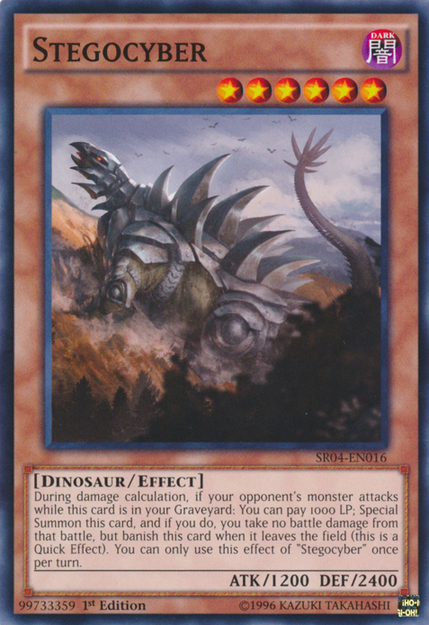 Stegocyber [SR04-EN016] Common Yu-Gi-Oh!