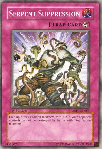 Serpent Suppression [ABPF-EN066] Common Yu-Gi-Oh!