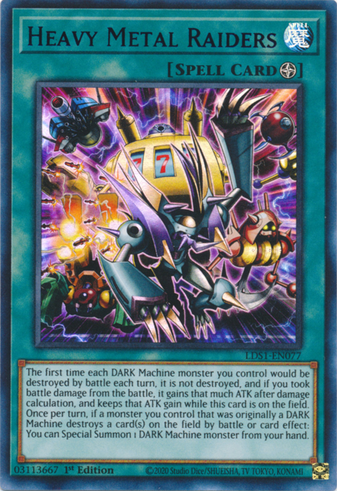 Heavy Metal Raiders (Purple) [LDS1-EN077] Ultra Rare Yu-Gi-Oh!
