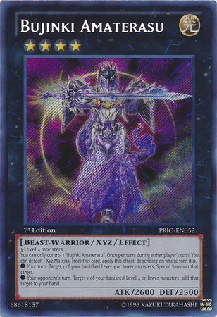Bujinki Amaterasu [PRIO-EN052] Secret Rare Yu-Gi-Oh!