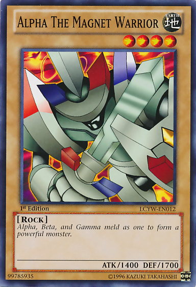 Alpha the Magnet Warrior [LCYW-EN012] Common Yu-Gi-Oh!