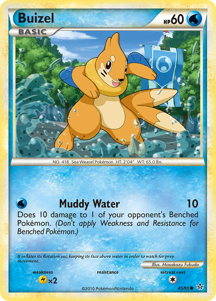 Buizel (45/95) [HeartGold & SoulSilver: Unleashed] Pokémon