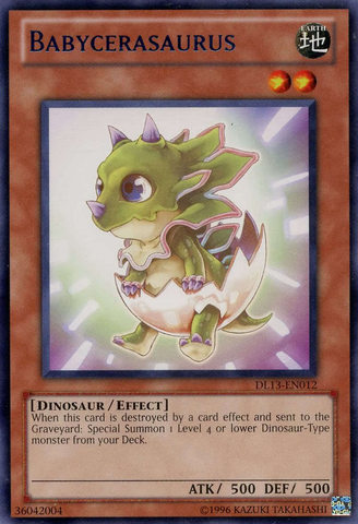 Babycerasaurus (Blue) [DL13-EN012] Rare Yu-Gi-Oh!