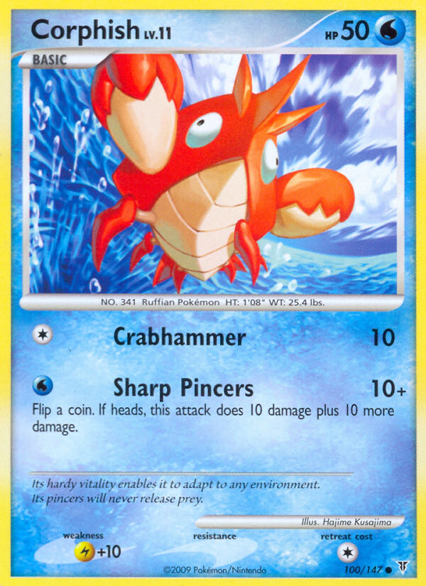 Corphish (100/147) [Platinum: Supreme Victors] Pokémon