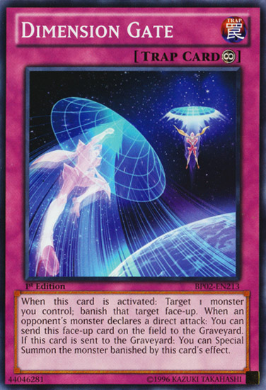 Dimension Gate [BP02-EN213] Mosaic Rare Yu-Gi-Oh!
