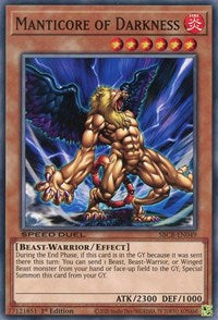 Manticore of Darkness [SBCB-EN049] Common Yu-Gi-Oh!