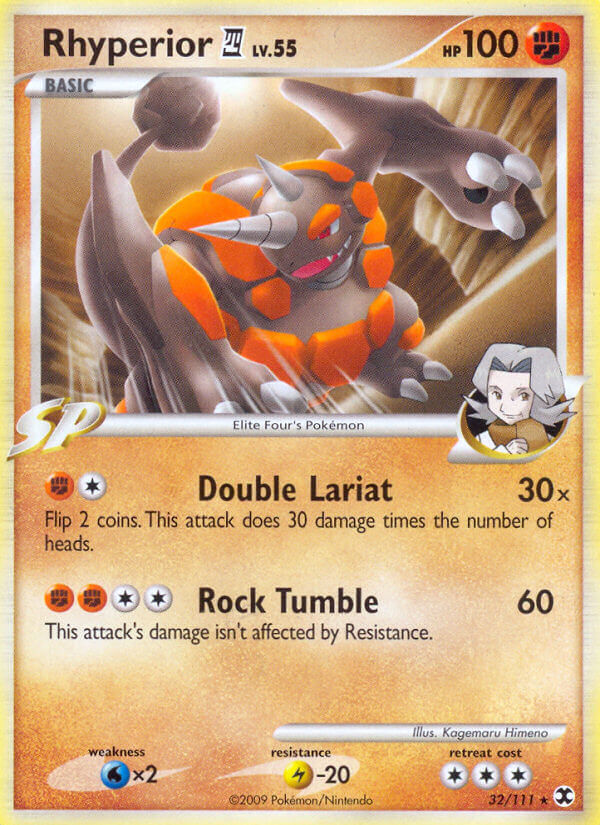 Rhyperior (32/111) (Theme Deck Exclusive) [Platinum: Rising Rivals] Pokémon