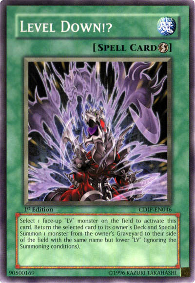 Level Down!? [CDIP-EN046] Common Yu-Gi-Oh!
