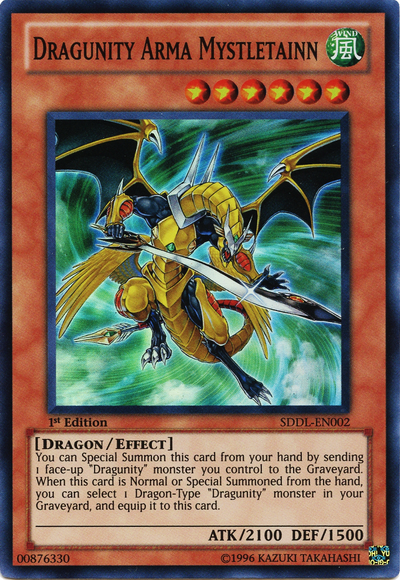 Dragunity Arma Mystletainn [SDDL-EN002] Super Rare Yu-Gi-Oh!