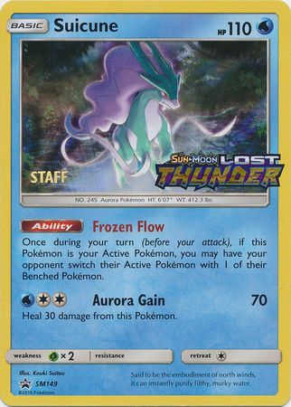Suicune (SM149) (Staff Prerelease Promo) [Sun & Moon: Black Star Promos] Pokémon