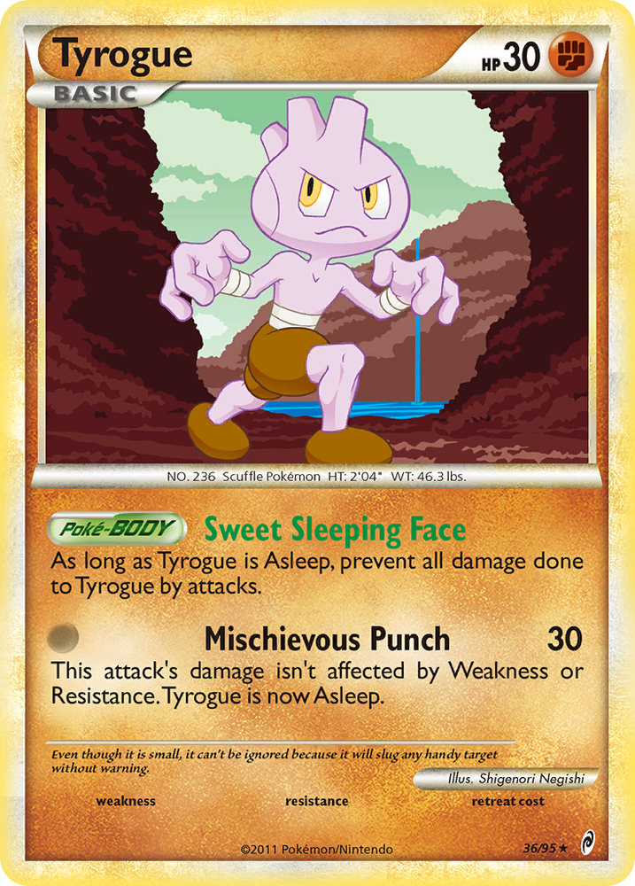 Tyrogue (36/95) [HeartGold & SoulSilver: Call of Legends] Pokémon