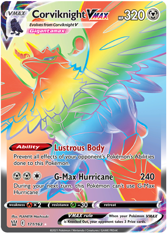 Corviknight VMAX (171/163) [Sword & Shield: Battle Styles] Pokémon