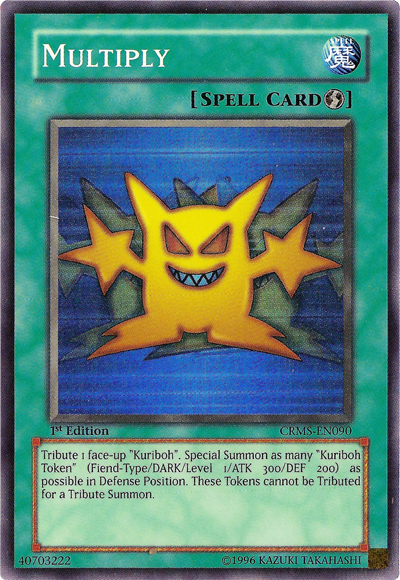 Multiply [CRMS-EN090] Super Rare Yu-Gi-Oh!