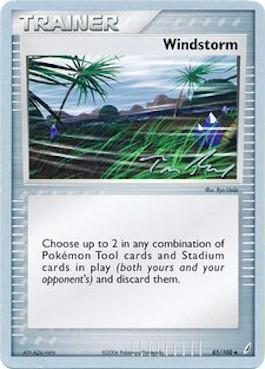 Windstorm (85/100) (Legendary Ascent - Tom Roos) [World Championships 2007] Pokémon