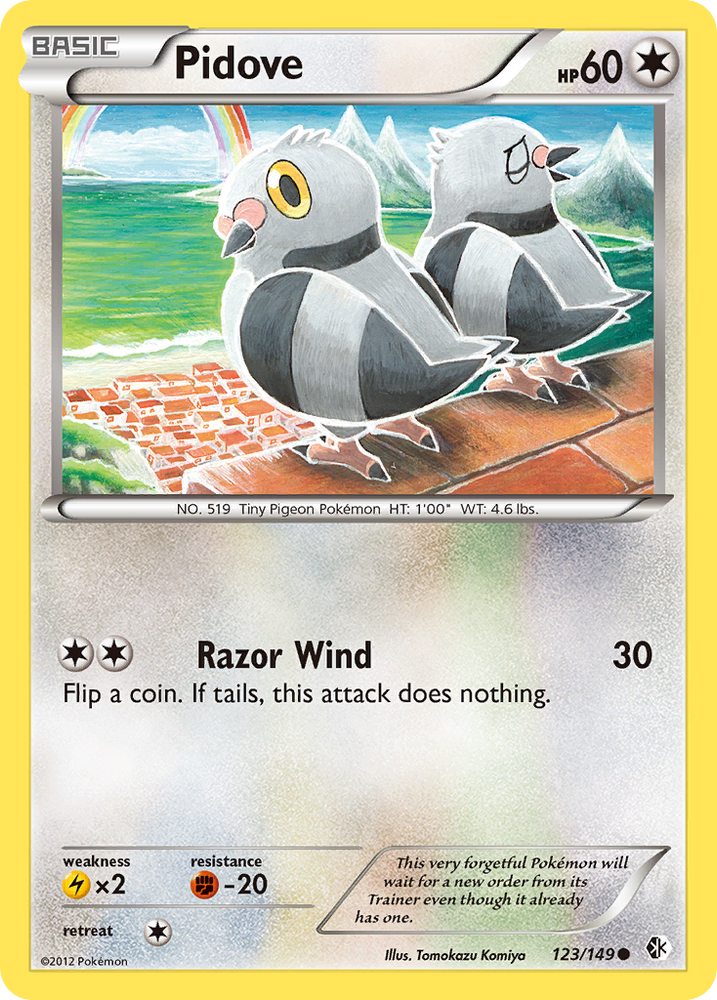 Pidove (123/149) [Black & White: Boundaries Crossed] Pokémon