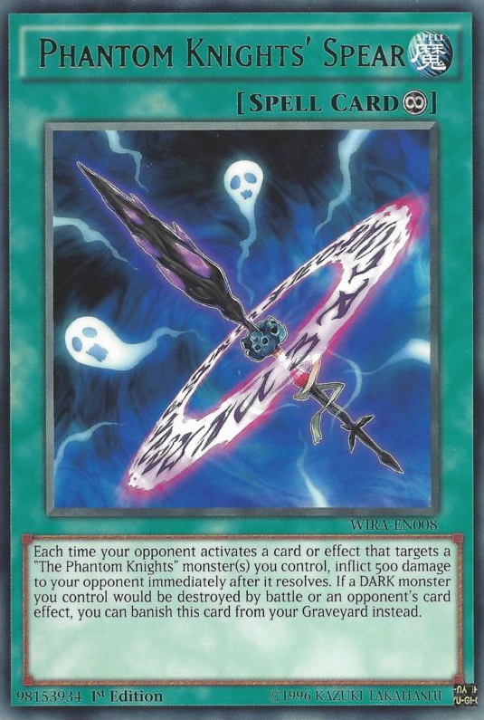 Phantom Knights' Spear [WIRA-EN008] Rare Yu-Gi-Oh!
