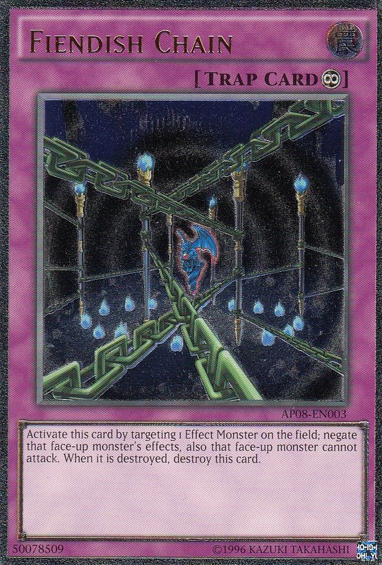 Fiendish Chain [AP08-EN003] Ultimate Rare Yu-Gi-Oh!