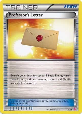 Professor's Letter (28/30) [XY: Trainer Kit - Sylveon] Pokémon