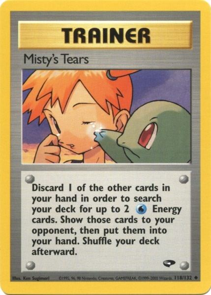 Misty's Tears (118/132) [Gym Challenge Unlimited] Pokémon